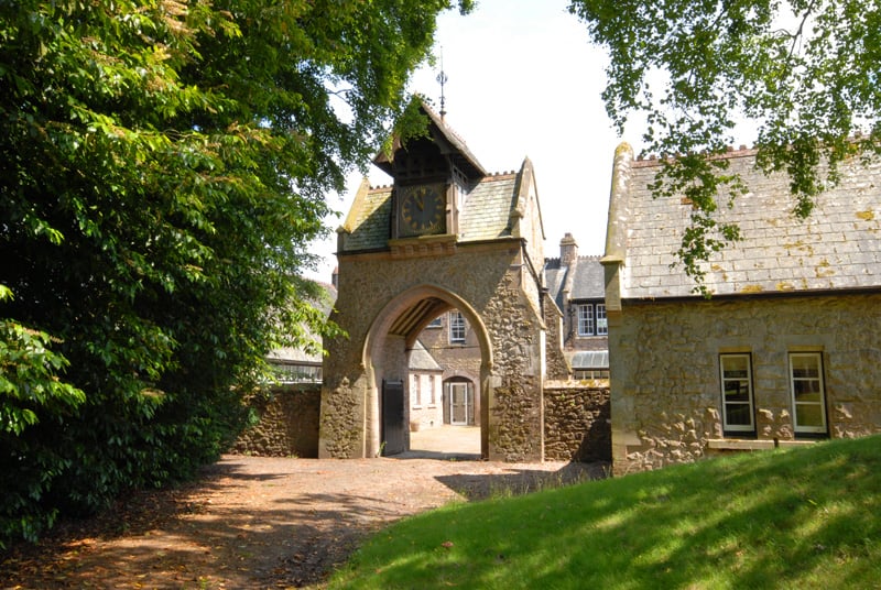 The Colloquy Clock Tower at White Heron Estate wedding venue Herefordshire
